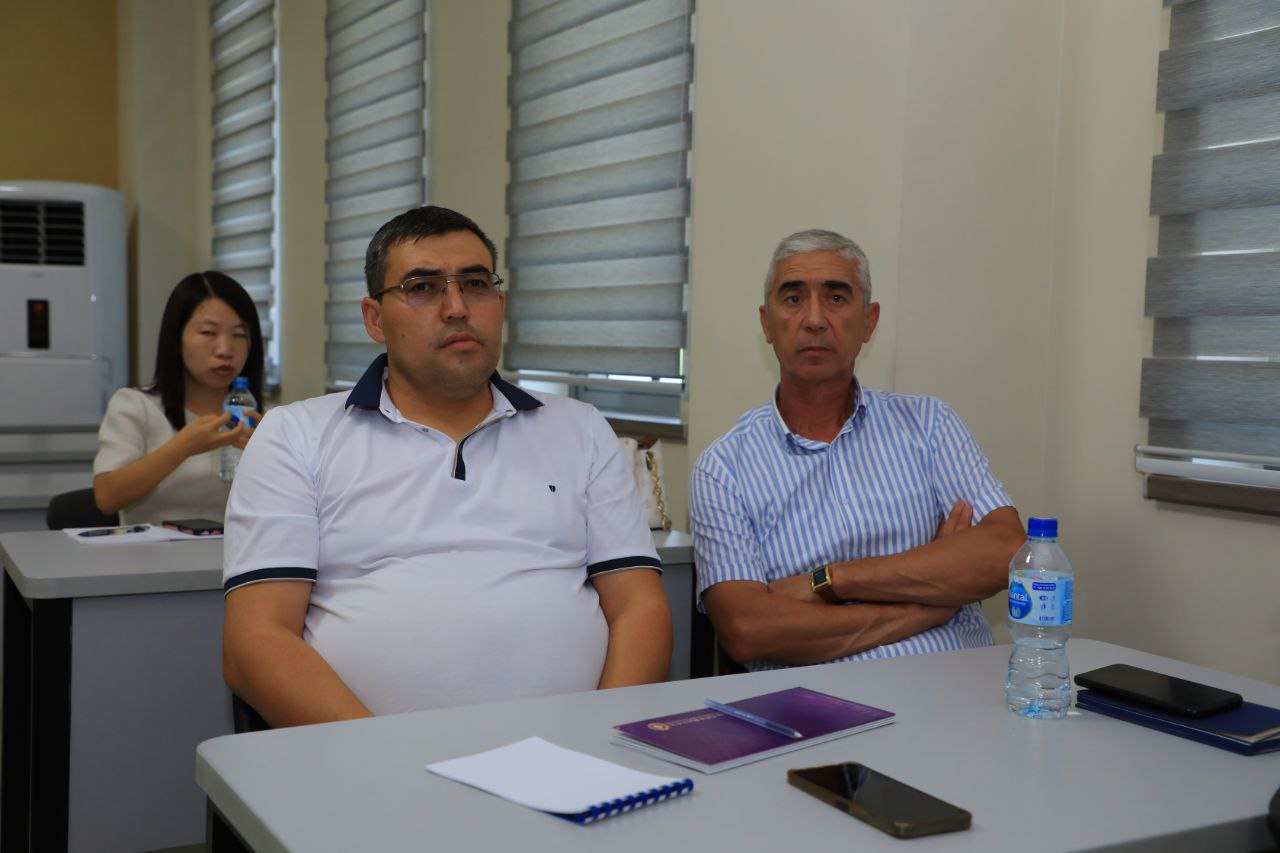 Toshkent arxitektura-qurilish universitetida Xitoylik professorlar ishtirokida seminar-trening tashkil etildi